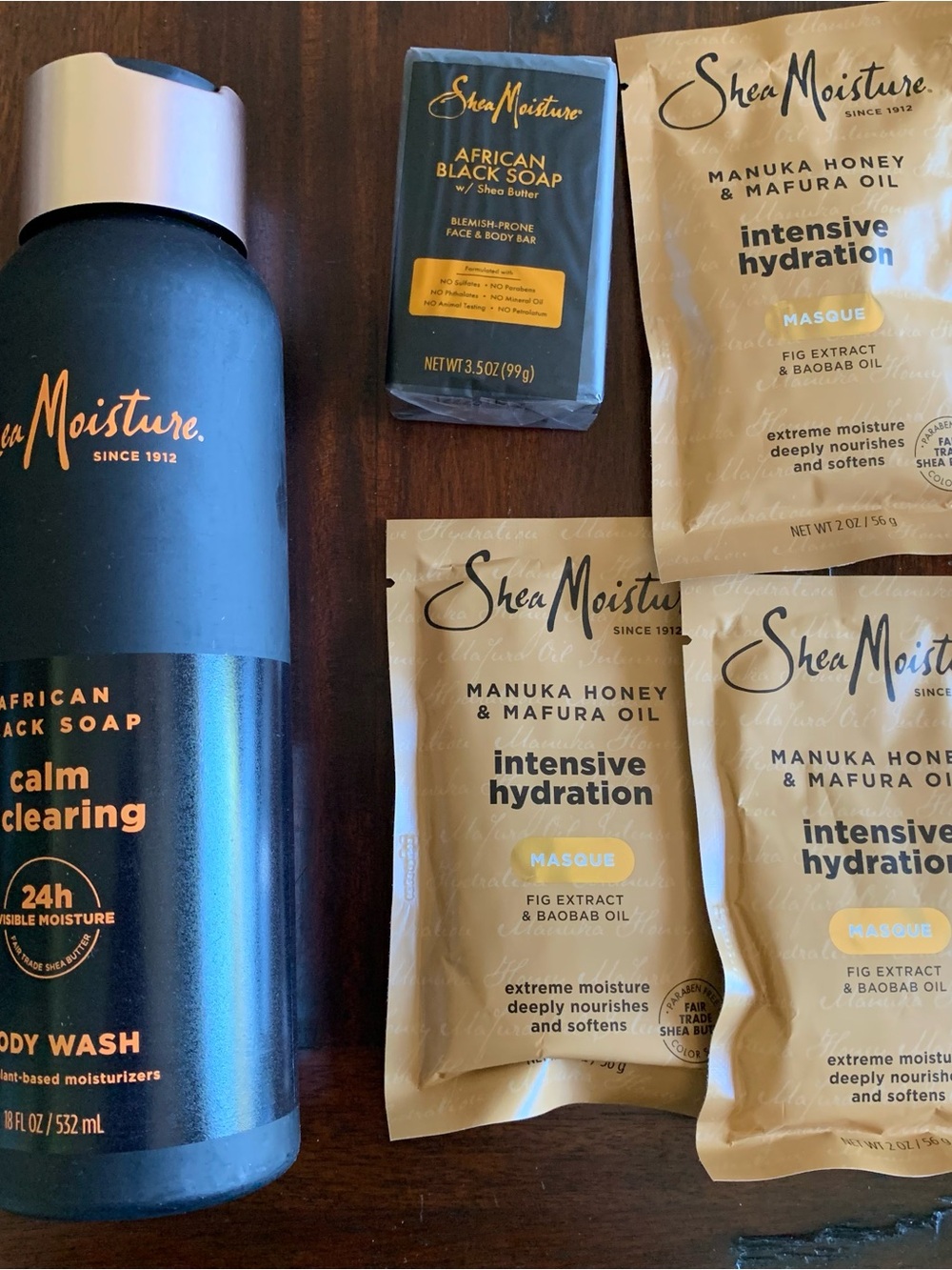 Shea Moisture body and hair bundle